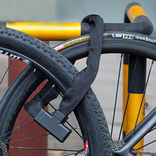 Заредете изображение във визуализатора на галерията – Rockbros 32430708001 bicycle lock with key 0.97 m - black
