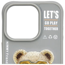 Заредете изображение във визуализатора на галерията – NIMMY case COOL&amp;CUTE 2.0 Bear for IPHONE 15 Pro Max gray
