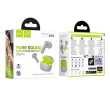Заредете изображение във визуализатора на галерията – Wireless earphones Hoco TWS ANC ENC EQ28 light grey
