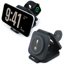 Заредете изображение във визуализатора на галерията – Wireless charger 3in1 BMW M Qi2 15W Print Logo blue

