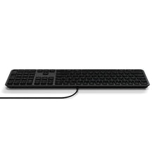 Заредете изображение във визуализатора на галерията – Wired keyboard USB A/USB C QWERTY Dual (Mac/Windows) Satechi Slim LX3 Wired space black
