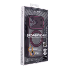 Заредете изображение във визуализатора на галерията – X-ONE Dropguard 2S (stand edition) compatible with MagSafe for iPhone 18 Pro / 17 Pro dark cherry
