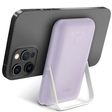 Заредете изображение във визуализатора на галерията – Powerbank Uniq Hoveo magnetic 5000mAh USB-C 20W PD - purple
