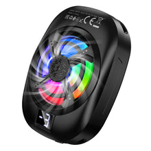 Заредете изображение във визуализатора на галерията – Mobile phone fan cooler Hoco GM76 black
