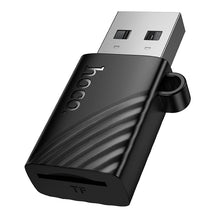 Заредете изображение във визуализатора на галерията – Card reader TF USB-A Hoco HB53 black
