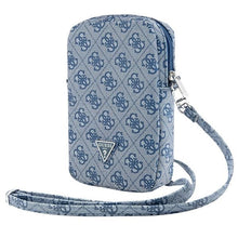 Заредете изображение във визуализатора на галерията – Guess Zip 4G Triangle bag - blue
