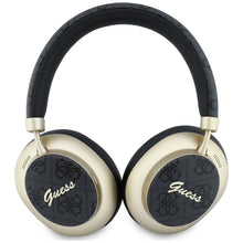 Заредете изображение във визуализатора на галерията – Wireless headphones Guess ENC 4G Gold Script Metal black
