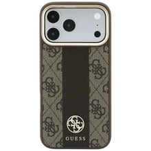 Заредете изображение във визуализатора на галерията – Case for IPHONE 18 Pro/17 Pro compatible with MagSafe (Stripe Round and Classic Logos 4G) brown
