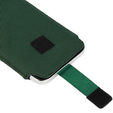 Заредете изображение във визуализатора на галерията – HIT Pouch Case (Size XL) for Iphone 14 Pro Max/13 Pro Max/12 Pro Max/Samsung A54 5G/A53 5G/A52/S21 Plus/S20 FE design 2 dark green
