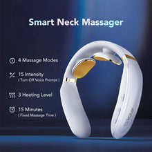 Заредете изображение във визуализатора на галерията – SKG K6E neck massager, electrostimulator with compress - white
