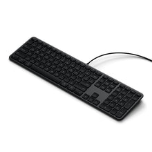 Заредете изображение във визуализатора на галерията – Wired keyboard USB A/USB C QWERTY Dual (Mac/Windows) Satechi Slim LX3 Wired space black
