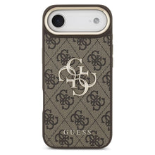 Заредете изображение във визуализатора на галерията – GUESS case for IPHONE 17 Air GUHCP17M4GMGCBR (PU W/ Big 4G Classic Logo) gold brown
