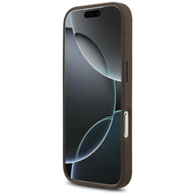 Заредете изображение във визуализатора на галерията – GUESS case for IPHONE 17 Pro GUHCP17LP4GMGSW (PU W/ Strap 4G Classic Logo) brown
