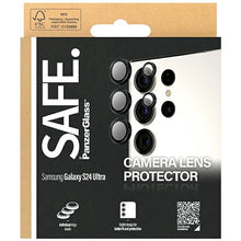 Заредете изображение във визуализатора на галерията – SAFE by PanzerGlass camera cover for Samsung Galaxy S24 Ultra - with black frame
