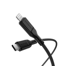 Заредете изображение във визуализатора на галерията – Amazing Thing Cable Tough Pro CLC120MTOBK - Type C to Lightning - PD 30W 3,2A 1,2 metres black
