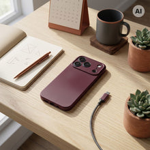 Заредете изображение във визуализатора на галерията – Case for iPhone 18 Pro / 17 Pro Metallic dark cherry
