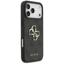 Заредете изображение във визуализатора на галерията – GUESS case for IPHONE 18 Pro Max / 17 Pro Max GUE005524 (4G PU Big Logo) black

