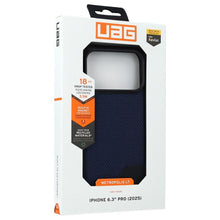 Заредете изображение във визуализатора на галерията – UAG Urban Armor Gear case METROPOLIS LT compatible with MagSafe for IPHONE 17 Pro kevlar mallard
