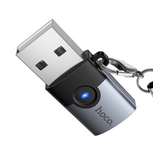 Заредете изображение във визуализатора на галерията – Adapter OTG USB A to USB C Hoco UA46B gray
