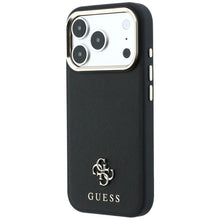 Заредете изображение във визуализатора на галерията – Case for IPHONE 18 Pro Max/17 Pro Max compatible with MagSafe (Saffiano Small 4G &amp; Classic Logo) back
