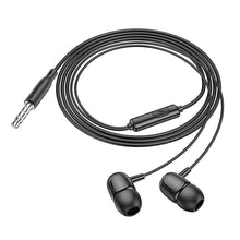 Заредете изображение във визуализатора на галерията – Borofone Earphones BM77 Ascending with microphone black
