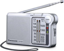 Заредете изображение във визуализатора на галерията – PANASONIC RF-P150DEG-S Silver pocket radio, TV-AFC silver
