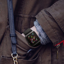 Заредете изображение във визуализатора на галерията – Tech-Protect Mellow Strap for Apple Watch 4 / 5 / 6 / 7 / 8 / 9 / SE / Ultra 1 / 2 (42/44/45/49 mm) - Black
