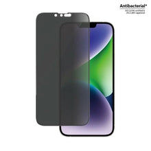 Заредете изображение във визуализатора на галерията – PanzerGlass Ultra-Wide Fit Tempered Glass Antibacterial Privacy for iPhone 14 Plus/13 Pro Max
