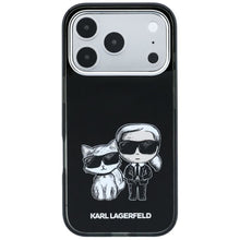 Заредете изображение във визуализатора на галерията – KARL LAGERFELD case for IPHONE 18 Pro /17 Pro compatible with MagSafe (Bodies Sketch) black
