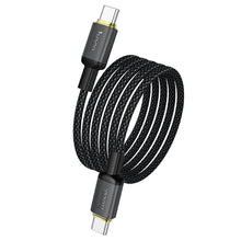 Заредете изображение във визуализатора на галерията – Cable USB C to USB C Hoco 3A 60W 1 m X128 Benefit black
