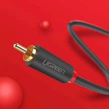 Заредете изображение във визуализатора на галерията – Ugreen AV104 10519 audio cable 2RCA (male) / 2RCA (male) 3m - gray
