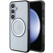 Заредете изображение във визуализатора на галерията – Mercedes Printed Logo MagSafe case for Samsung Galaxy S24 - transparent
