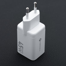 Заредете изображение във визуализатора на галерията – FORCELL F-ENERGY Mini GaN III VT-36B travel charger with 2 x Type C sockets, PD QC4.0 45W white
