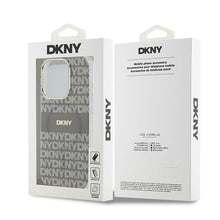 Заредете изображение във визуализатора на галерията – Original Case DKNY hardcase IML Mono &amp; Stripe MagSafe DKHMP15LHRHSEE for Iphone 15 Pro beige

