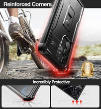 Заредете изображение във визуализатора на галерията – Tech-Protect Kevlar Pro case for Samsung Galaxy S23 Ultra - black
