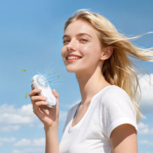Заредете изображение във визуализатора на галерията – Portable mini fan Hoco HX611 milky white
