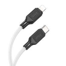 Заредете изображение във визуализатора на галерията – HOCO cable Type C to Lightning PD 20W 1 m white
