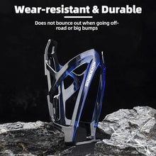 Заредете изображение във визуализатора на галерията – Rockbros FK338 bicycle holder for water bottle - black and blue
