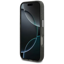 Заредете изображение във визуализатора на галерията – KARL LAGERFELD case for IPHONE 17 Pro compatible with MagSafe KLHMP17LHMKBKCHOK (IML Glitter K&amp;C Heads Logo) black
