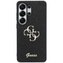 Заредете изображение във визуализатора на галерията – GUESS case for SAMSUNG S26 Ultra GUHCS26LHG4SGK (Fixed Glitter 4G Big Metal Logo) black
