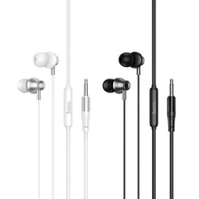 Заредете изображение във визуализатора на галерията – Wired earphones with microphone Jack 3,5 mm Hoco M119 silver
