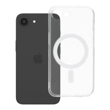 Заредете изображение във визуализатора на галерията – Гръб Clear Case 2 mm Mag Cover за iPhone 16e (SE4 2025) / 17e с MagSafe (със защита на камерата) - прозрачен
