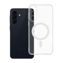 Заредете изображение във визуализатора на галерията – Гръб Clear Case 2 mm Mag Cover за Samsung A57 5G с MagSafe (със защита на камерата) - прозрачен
