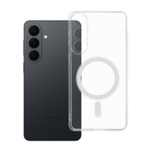 Заредете изображение във визуализатора на галерията – Гръб Clear Case 2 mm Mag Cover за Samsung S26 PLUS с MagSafe (със защита на камерата) - прозрачен
