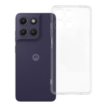 Заредете изображение във визуализатора на галерията – Гръб Clear Case 2 mm за Motorola G17 (със защита на камерата) - прозрачен
