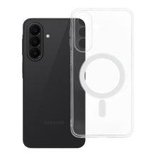 Заредете изображение във визуализатора на галерията – Гръб Clear Case 2 mm за Samsung A27 5G с MagSafe (със защита на камерата) - прозрачен
