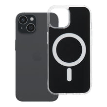 Заредете изображение във визуализатора на галерията – Гръб Clear Fusion Mag Cover за iPhone 15 с MagSafe - черен

