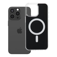 Заредете изображение във визуализатора на галерията – Гръб Clear Fusion Mag Cover за iPhone 15 PRO MAX с MagSafe - черен
