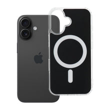 Заредете изображение във визуализатора на галерията – Гръб Clear Fusion Mag Cover за iPhone 16 с MagSafe - черен
