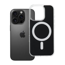Заредете изображение във визуализатора на галерията – Гръб Clear Fusion Mag Cover за iPhone 16 PRO с MagSafe - черен
